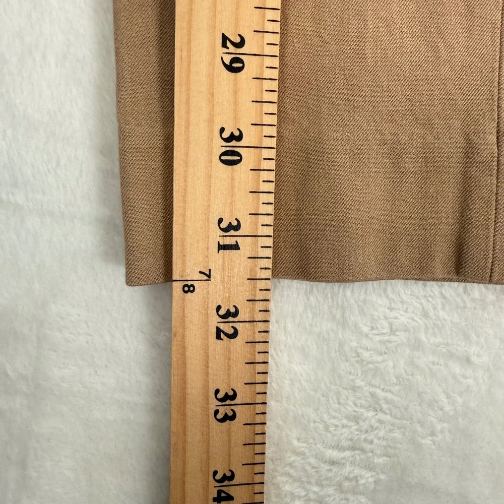 Banana Republic Sloan Tan Camel Slim Fit Mid Rise Ankle‎ Pants Womens Size 2